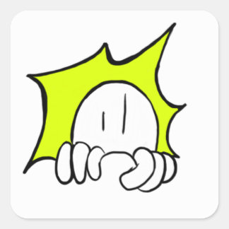 Cuadrada Pegatina de graffiti de Guay