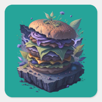 Cuadrada Pegatina de Guay