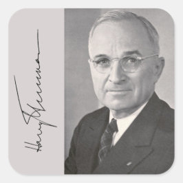 Cuadrada Pegatina de Harry Truman