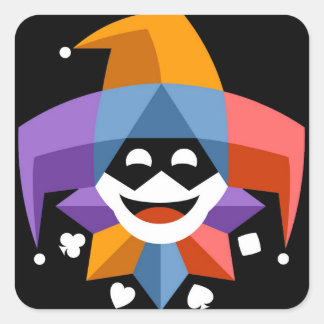 Cuadrada Pegatina de iconos de Poker PLAY!