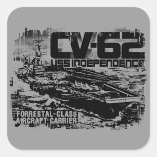 Cuadrada Pegatina de independencia de la compañía aérea