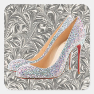 Cuadrada Pegatina de invitaciones a fiestas - SRF