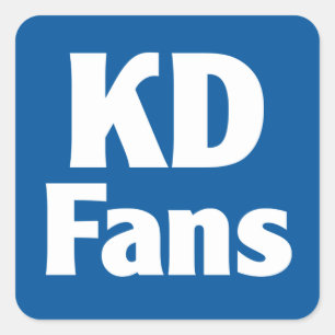 Cuadrada Pegatina de KDFans