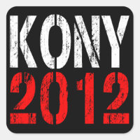 Pegatina de KONY 2012