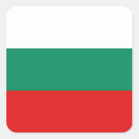 Pegatina de la bandera de Bulgaria