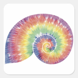 Cuadrada Pegatina de la cubierta de tinte Nautilus