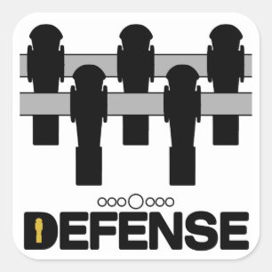 CUADRADA PEGATINA DE LA DEFENSA