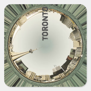 Cuadrada Pegatina de la línea aérea de Toronto