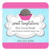 Pegatina de la plaza de la bomba de chocolate cali