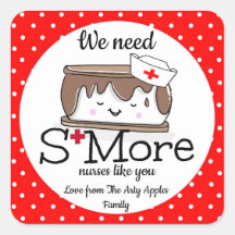 Pegatina de la semana de apreciación de enfermeras