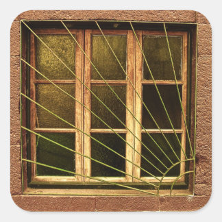 Cuadrada Pegatina de la ventana del sol (Portugal)