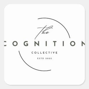 Cuadrada Pegatina de logotipos