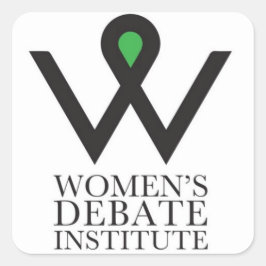 Cuadrada Pegatina de logotipos