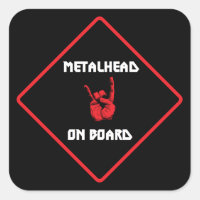 Pegatina De Metalhead On Board