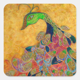 Cuadrada pegatina de midas (pintura)