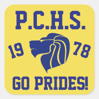 Cuadrada PEGATINA de Orgullo PCHS