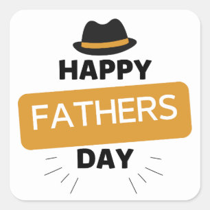 Cuadrada Pegatina de Papá Divertido mejor papá del mundo