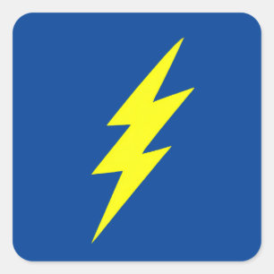 Cuadrada Pegatina de perno Lightning