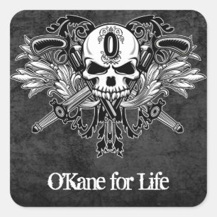 Cuadrada Pegatina de personalizable