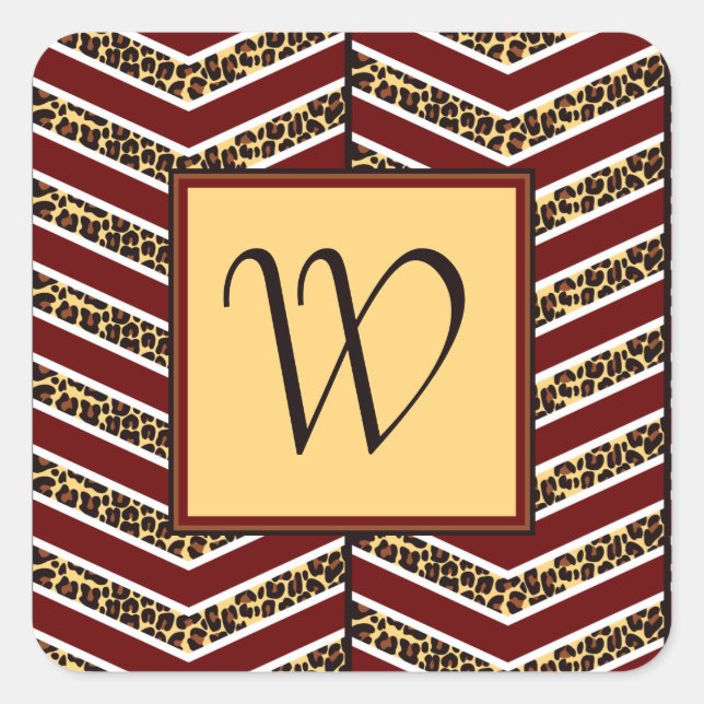 Cuadrada Pegatina De Plaid Con Tono De Jewel (Anverso)