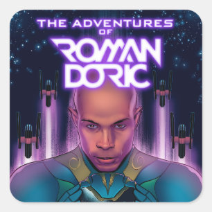 Cuadrada PEGATINA de portada de historietas de ARD