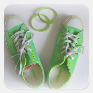 Cuadrada Pegatina de pulsera y zapatos de sensibilización s
