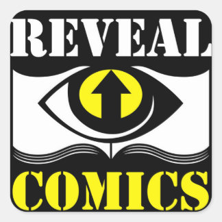 Cuadrada Pegatina de Reveal Comics Co.