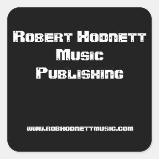 CUADRADA PEGATINA DE ROBHODNETTMUSIC