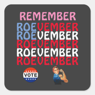 CUADRADA PEGATINA DE ROEVEMBER