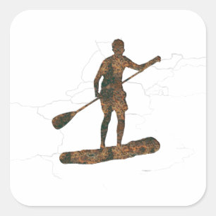Cuadrada Pegatina de Rost Standup Paddle
