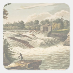 Cuadrada Pegatina de Scarpbook de Nueva York