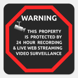 Cuadrada Pegatina de seguridad para Windows por suministros