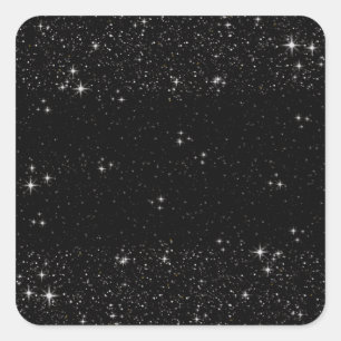 Cuadrada Pegatina de Starry Night Square