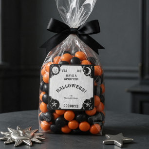 Cuadrada Pegatina de tablero de espíritus de Halloween