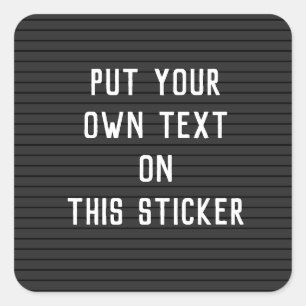 Cuadrada Pegatina de tablero de personalizado
