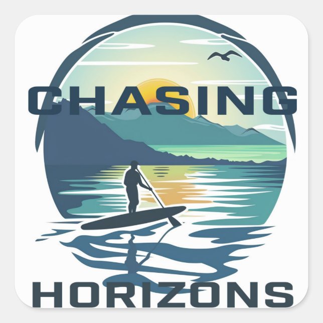 Cuadrada Pegatina de tablero de ruedas (Anverso)