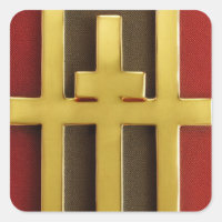 Pegatina de tres cruces
