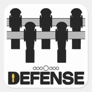 CUADRADA PEGATINA DEFENSE