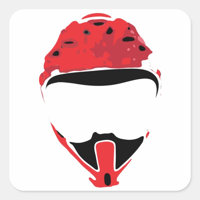 Cuadrada Pegatina del logotipo ChaseOnTwoWheels [Sin texto] (Anverso)