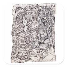 Pegatina del órgano de preocupación