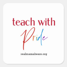 Pegatina del Orgullo Maestra