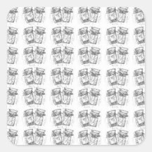 Pegatina del patrón de frascos de pastillas de mad