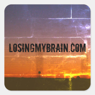 Cuadrada Pegatina del promo del Web site de LMD