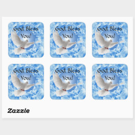 Cuadrada Pegatina Dove Classic