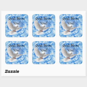 Cuadrada Pegatina Dove Classic