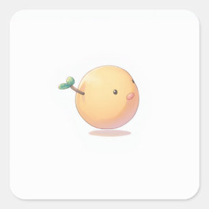 Cuadrada Pegatina estético caprichoso