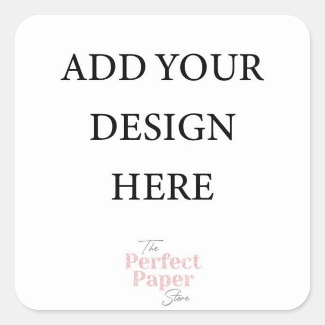 Cuadrada Pegatina favorito, 1,5 pulgadas (Anverso)