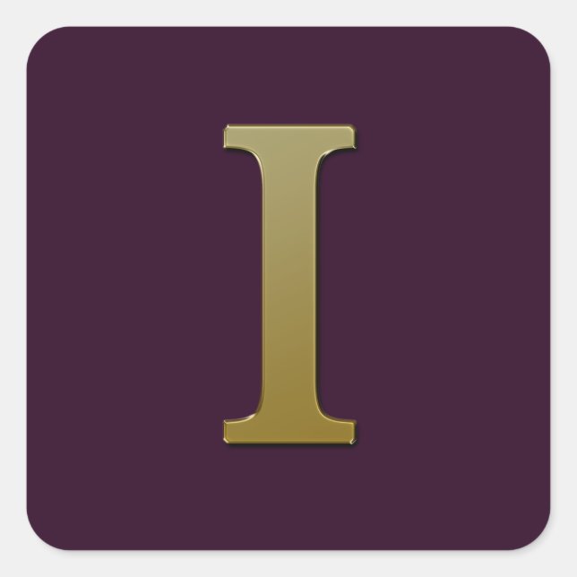 Cuadrada Pegatina Gold Square (Anverso)