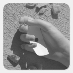 Cuadrada pegatina "La Lotería"