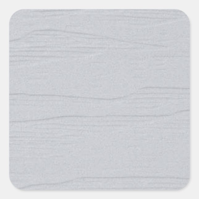Cuadrada Pegatina lateral de vinilo gris (Anverso)